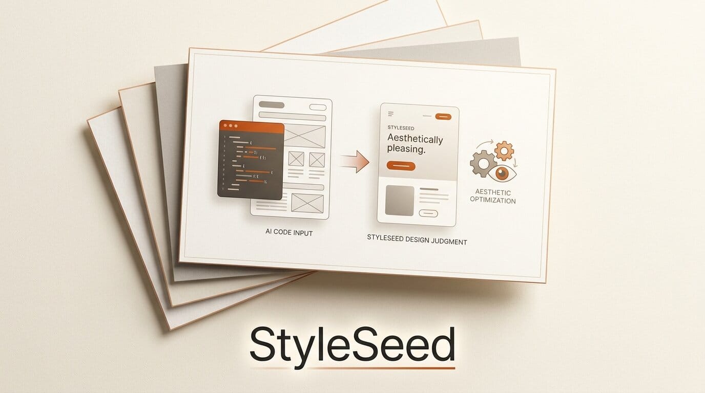 StyleSeed Stops AI Agents Building Generic UI