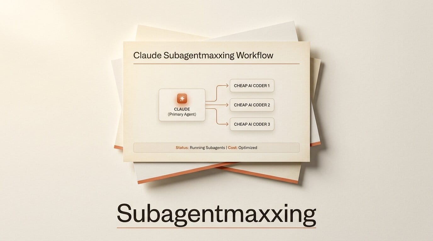 Subagentmaxxing: Cheap AI Coders as Claude Subagents