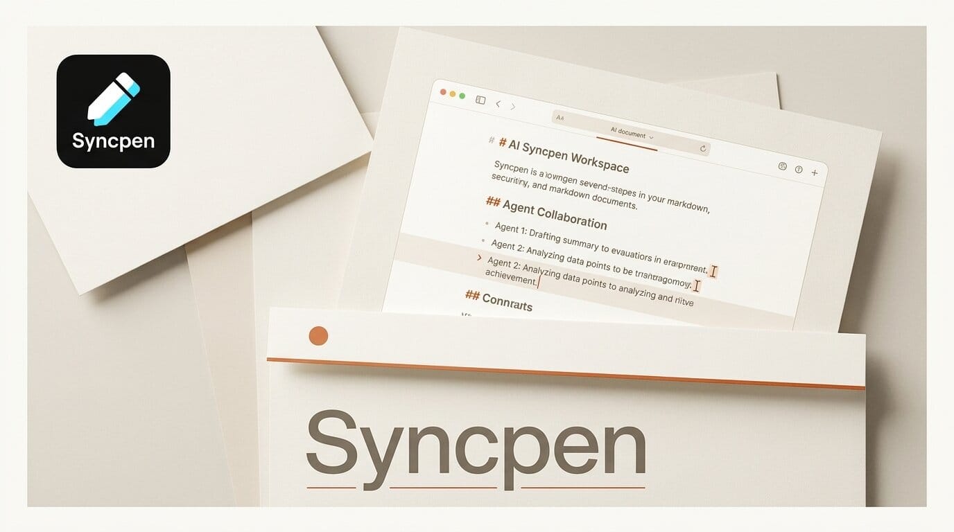 Syncpen: The Markdown App Your AI Agents Write Into