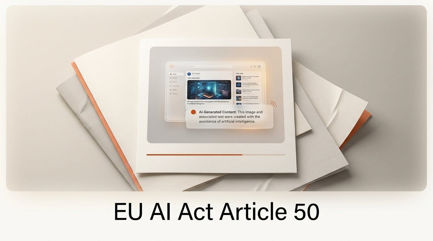 EU AI Act Article 50: How to Label AI Content Now