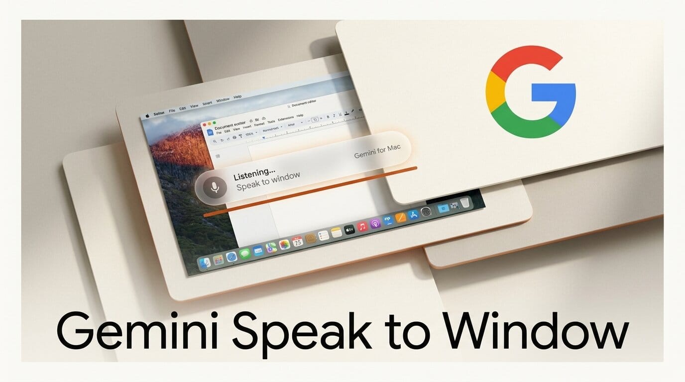 Gemini for Mac Adds Speak to Window Voice Input