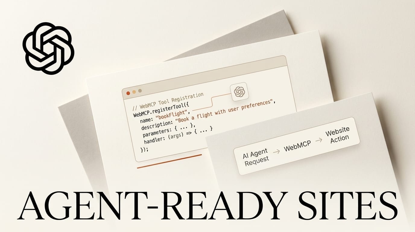 How to Make Your Site Agent-Ready With WebMCP