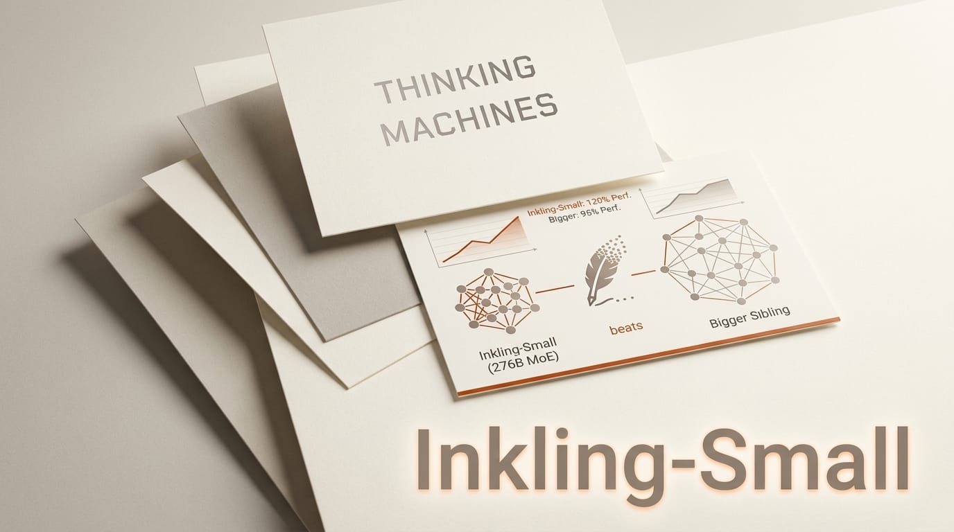 Inkling-Small: Open 276B Model Beats Its Big Sibling
