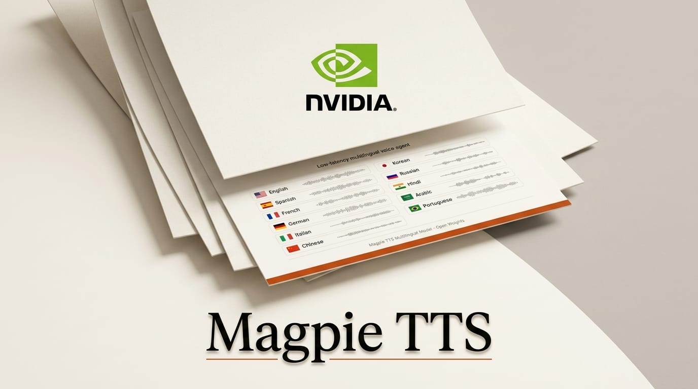 NVIDIA Magpie TTS: Open-Weights Voice Agent Model