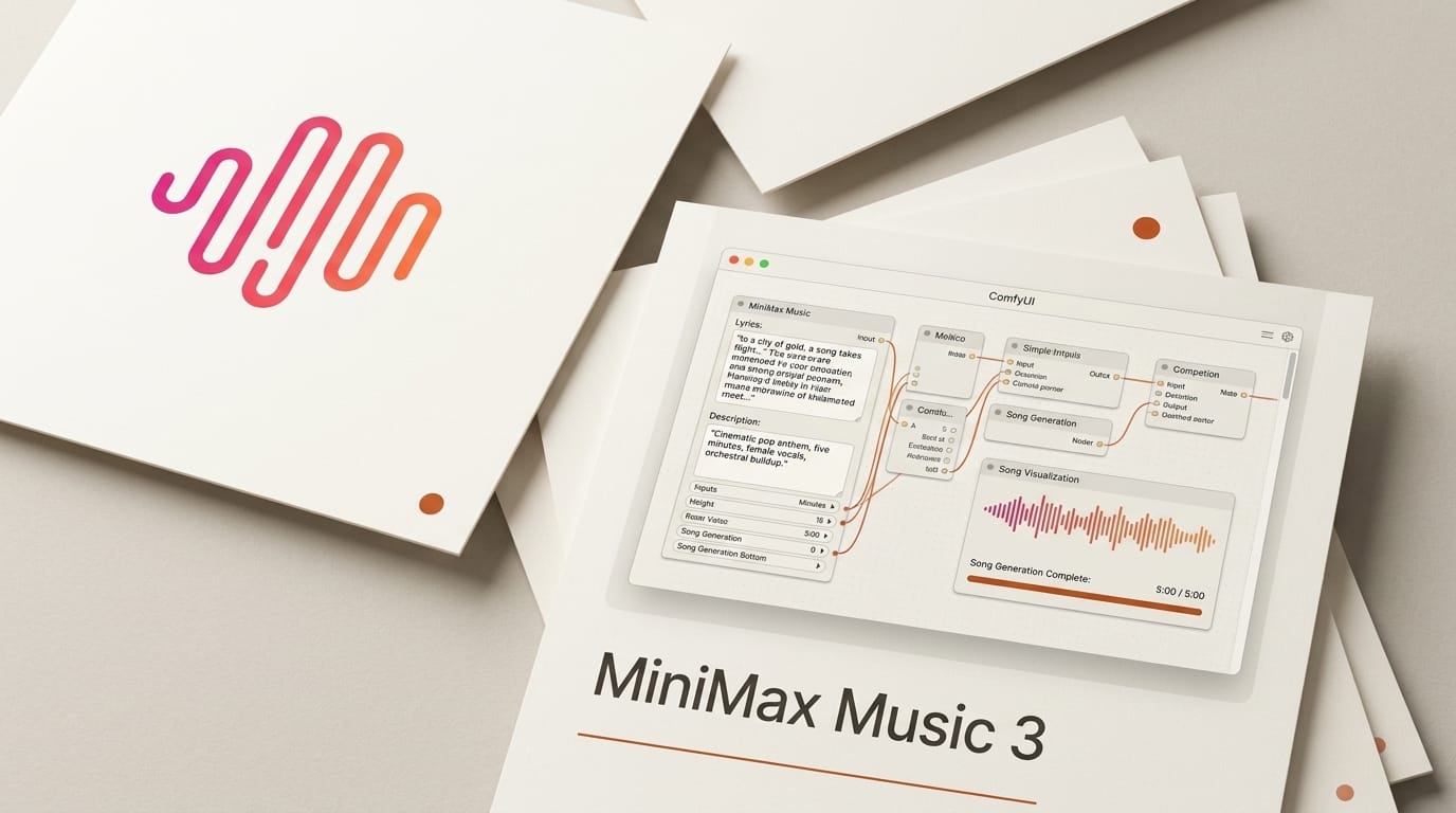 MiniMax Music 3: Open-Weight Songs, Now in ComfyUI