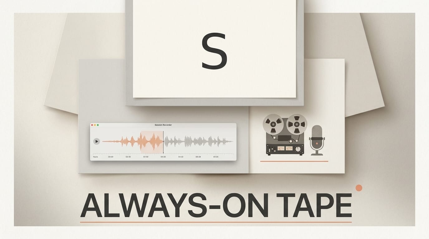 Session Recorder: An Always-On Audio Tape for macOS