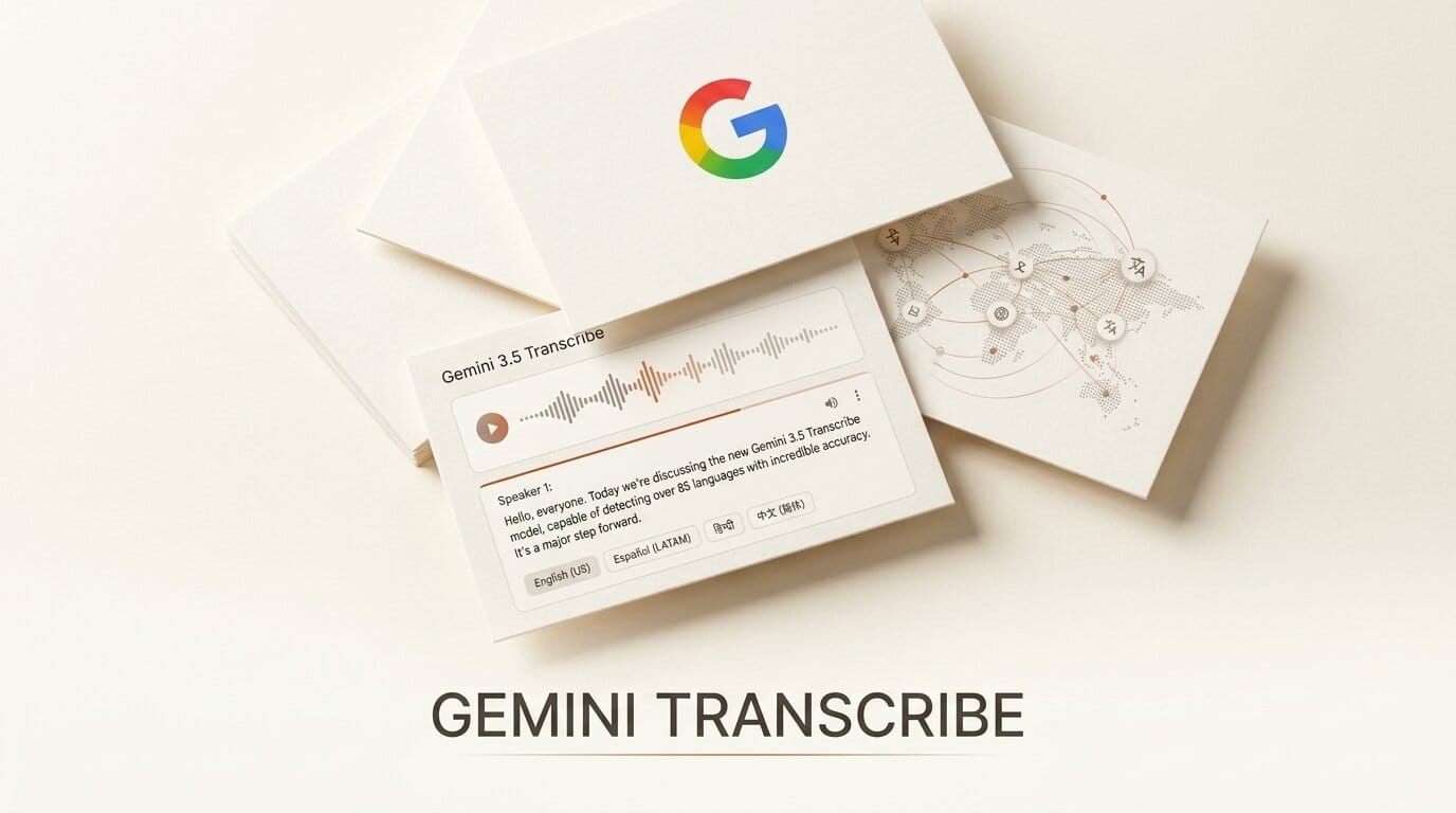Gemini 3.5 Transcribe: Google's Speech-to-Text Model