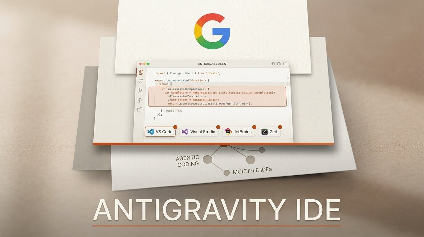 Google Antigravity Lands in VS Code, JetBrains, Zed