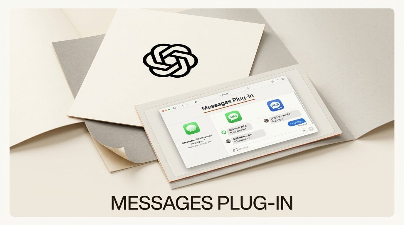 ChatGPT Adds an Apple Messages Plug-in on Mac