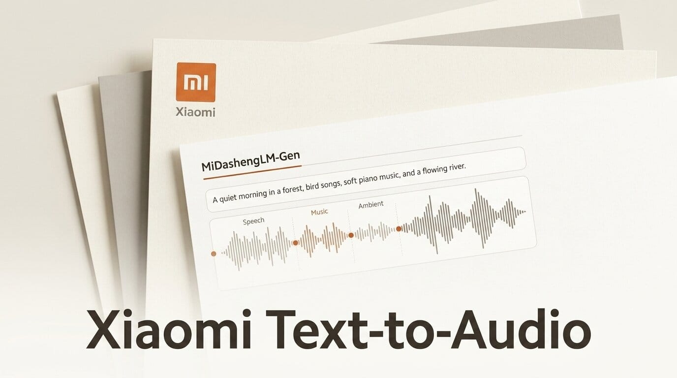 MiDashengLM-Gen: Xiaomi's Open Text-to-Audio Model