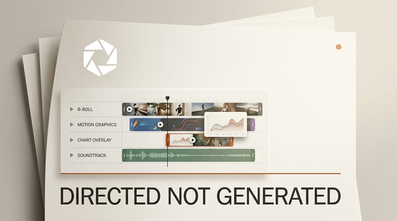 VizNow Idea to Video Directs Real Assets, Not Synthetic