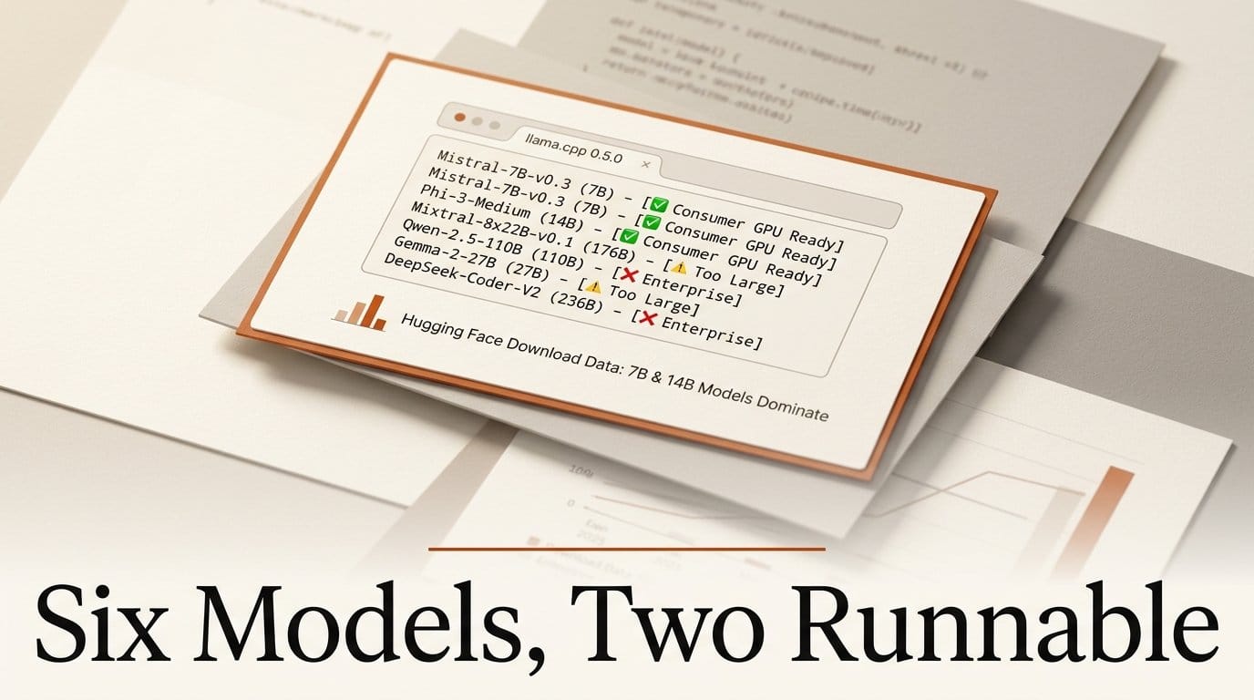 llama.cpp 0.5.0: Six New Models, Two You Can Run