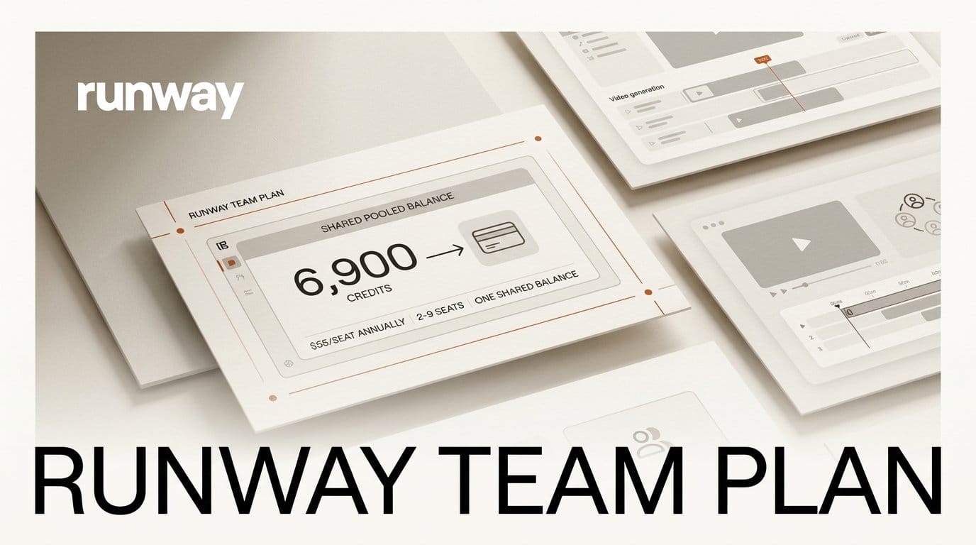 Runway Team Plan: Pooled Credits at Max's Rate
