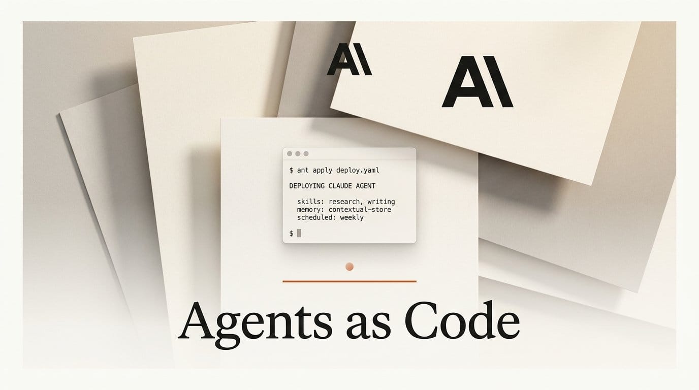 Anthropic ant apply: Deploy Claude Agents as Code