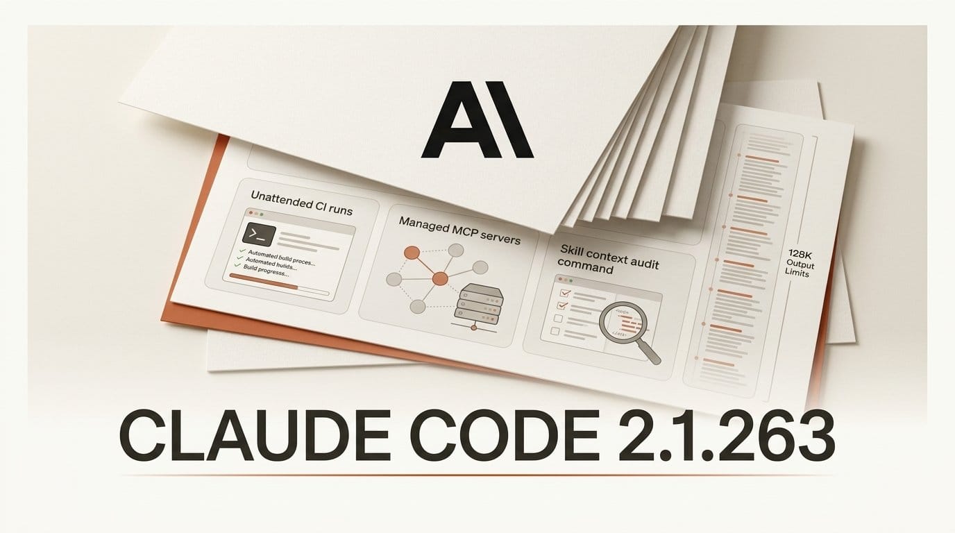 Claude Code 2.1.263: Unattended CI Runs and Skill Audits