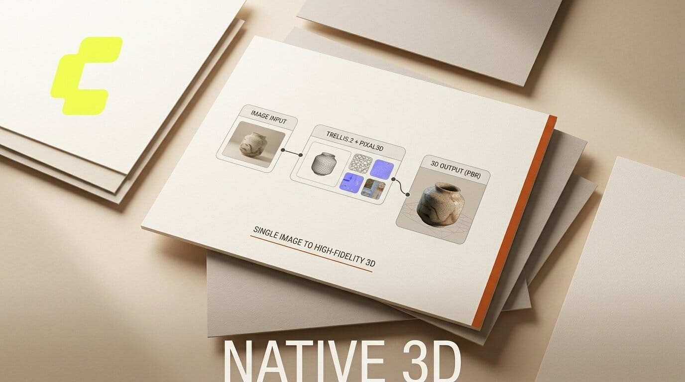 ComfyUI Adds Native Trellis.2 and Pixal3D 3D