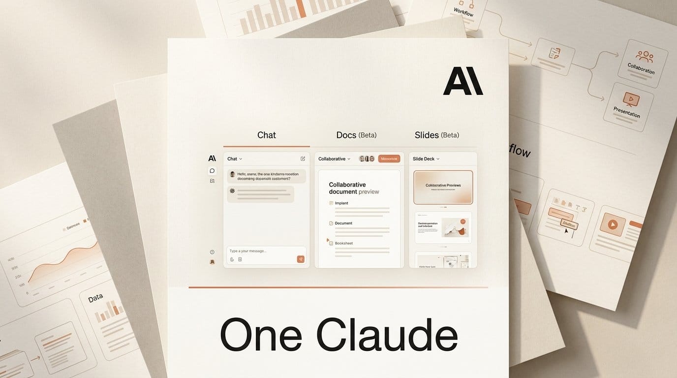 Claude Docs and Slides Land as Cowork Merges Into Chat