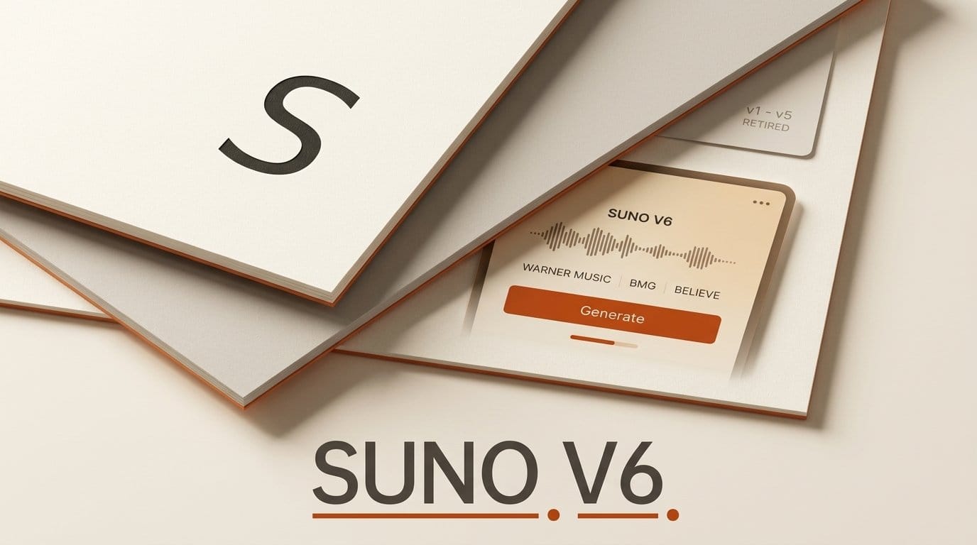 Suno v6 Retires Every Older Model: What Changes