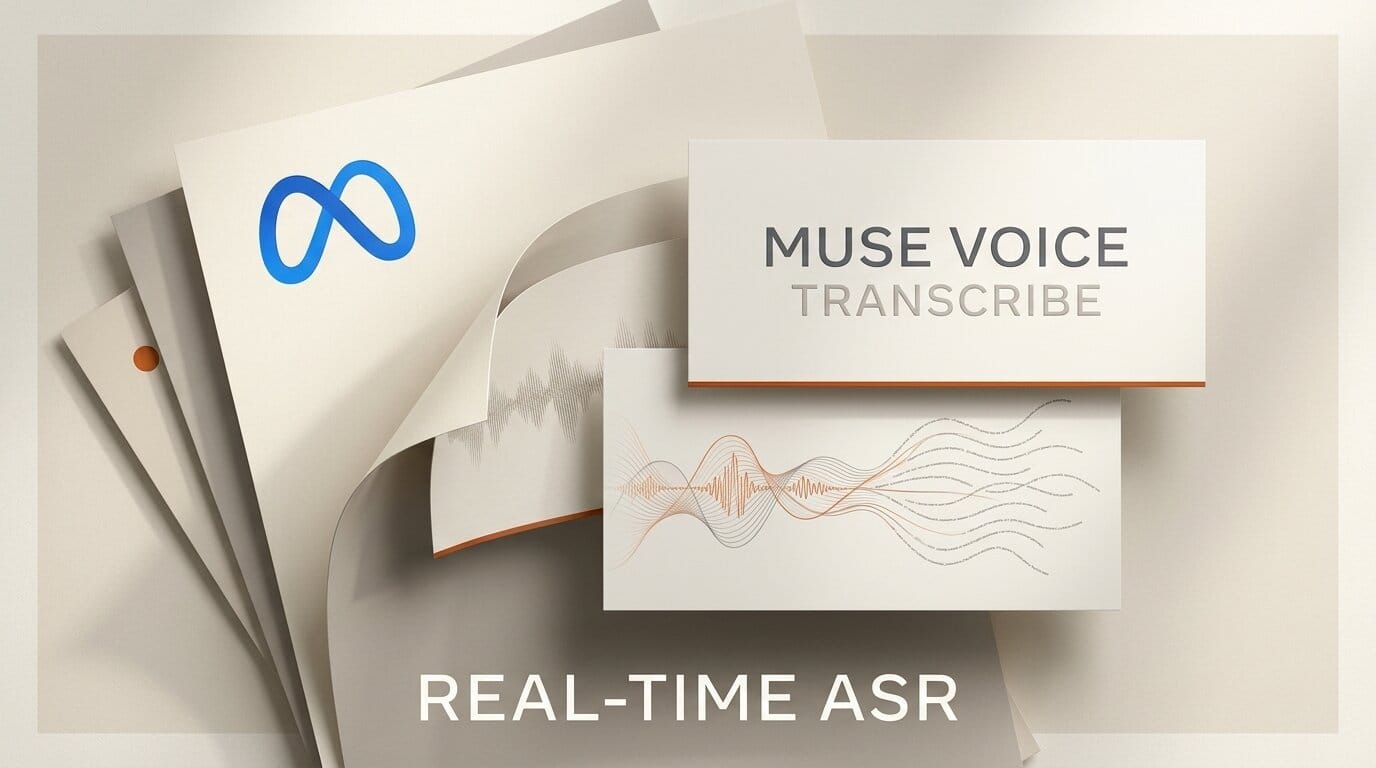 Meta Muse Voice Transcribe Ships Real-Time ASR