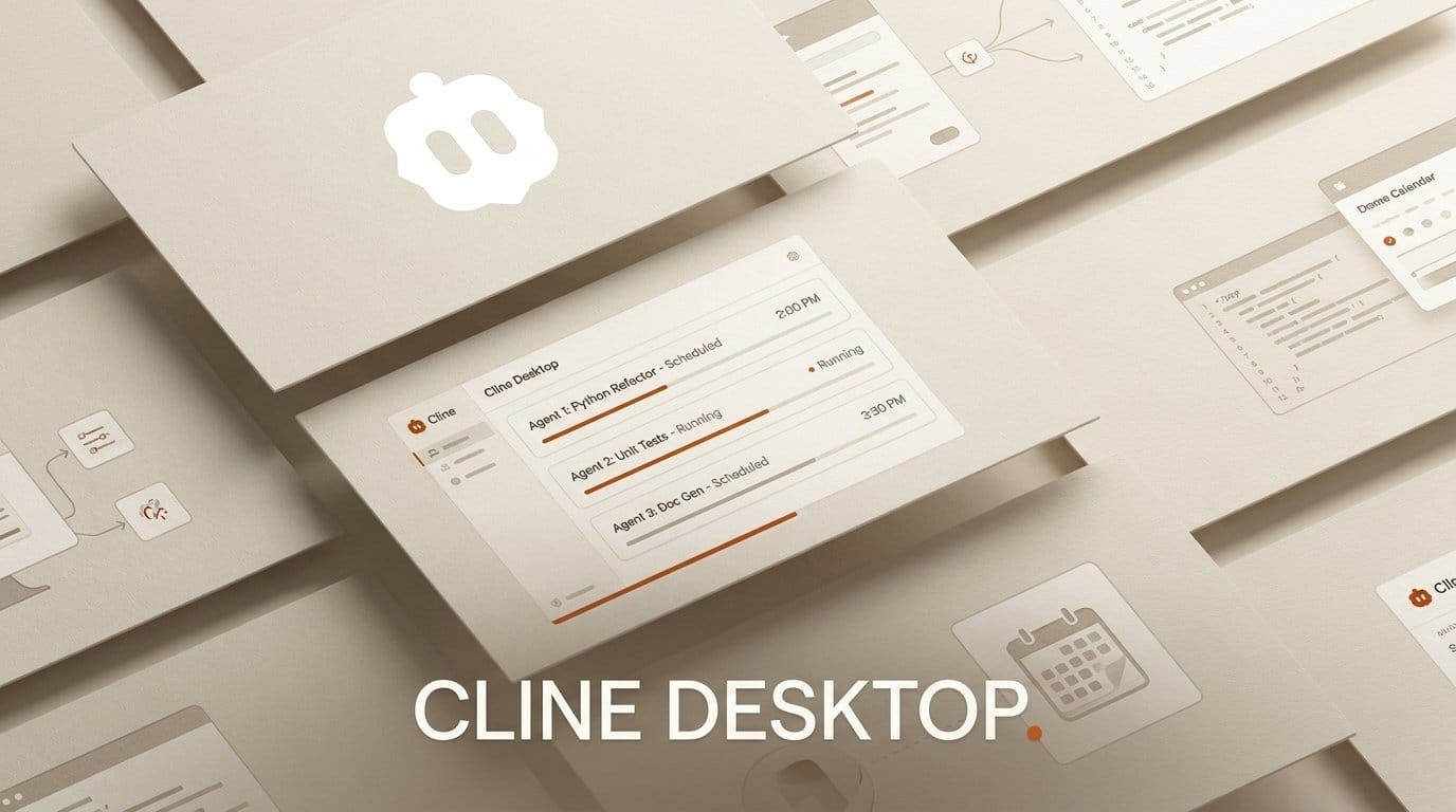 Cline Desktop Runs Open-Weight Agents Outside Your Editor