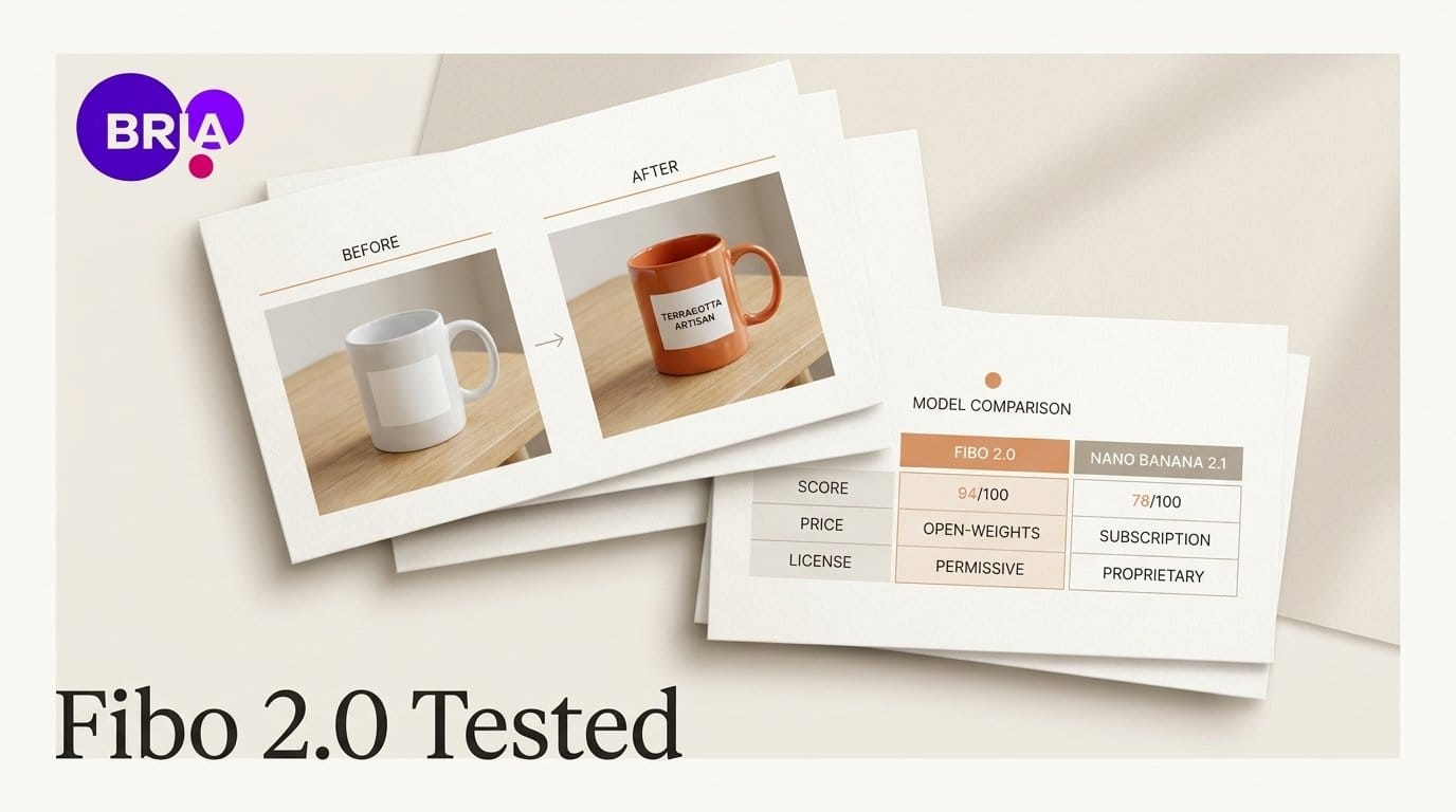 Bria Fibo 2.0 Tested: Best Open Editor vs Nano Banana