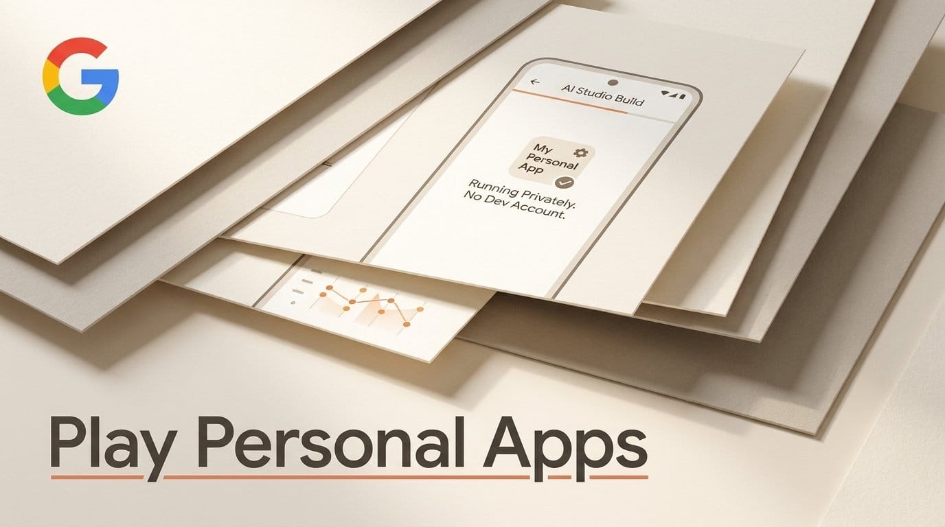 Google Play Personal Apps: AI-Built Apps Without USB