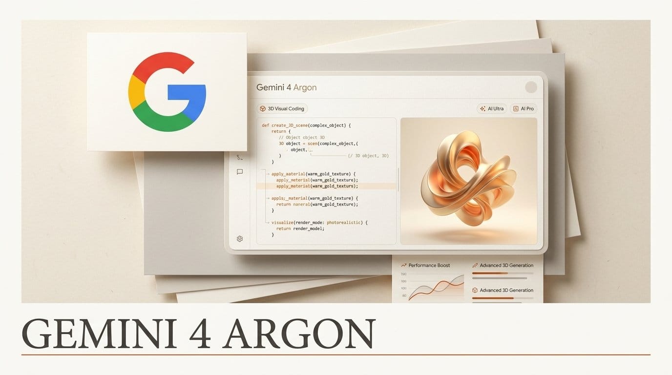 Gemini 4 Argon Is Out: We Tested It on a 3D Scene