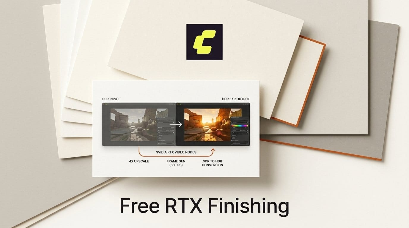 ComfyUI RTX Video Nodes: Free Upscale, 60 fps and HDR