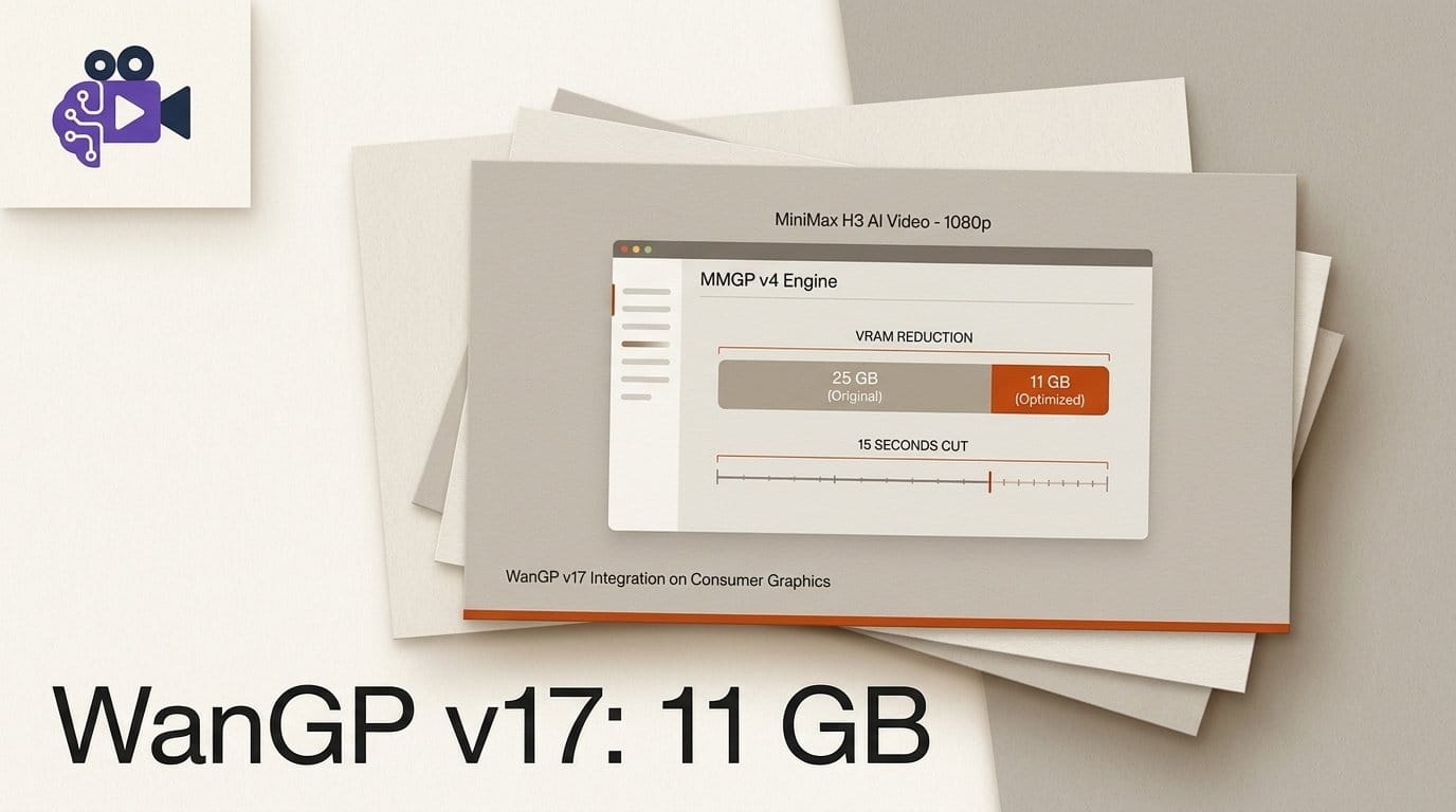 WanGP v17 Cuts MiniMax H3 1080p to 11 GB of VRAM