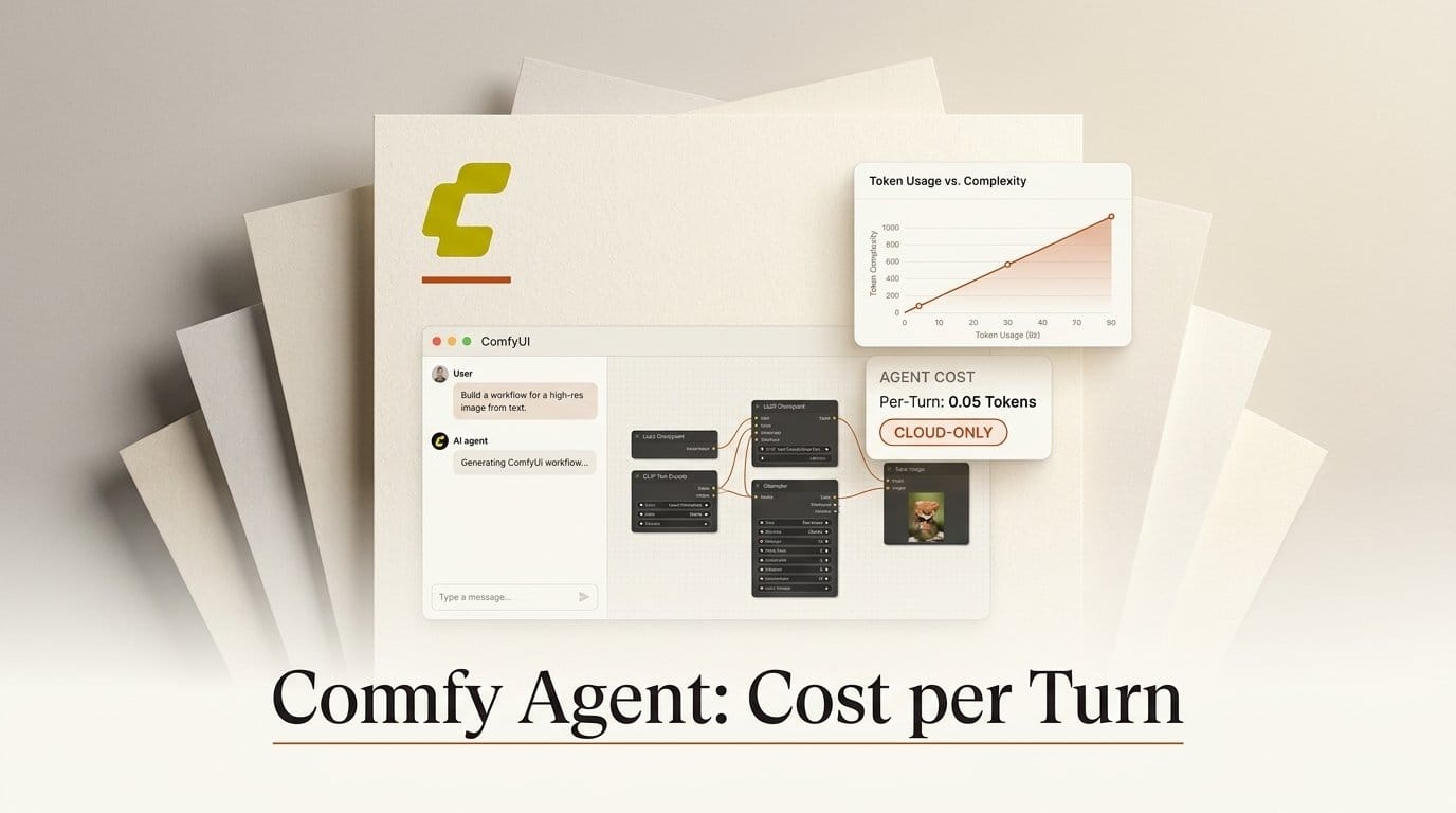 Comfy Agent Pricing: One Build-and-Run Turn Cost $0.86