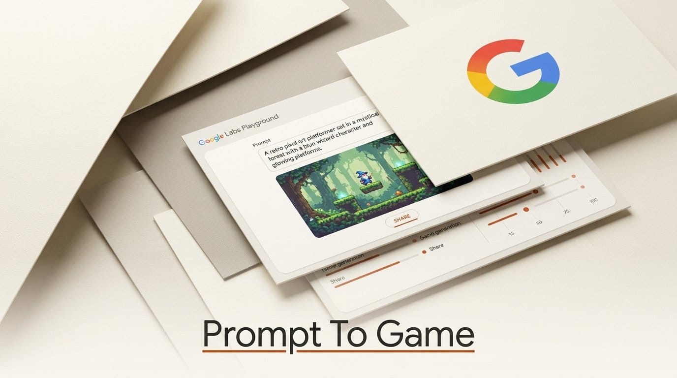 Google Playground Turns Text Prompts Into Games