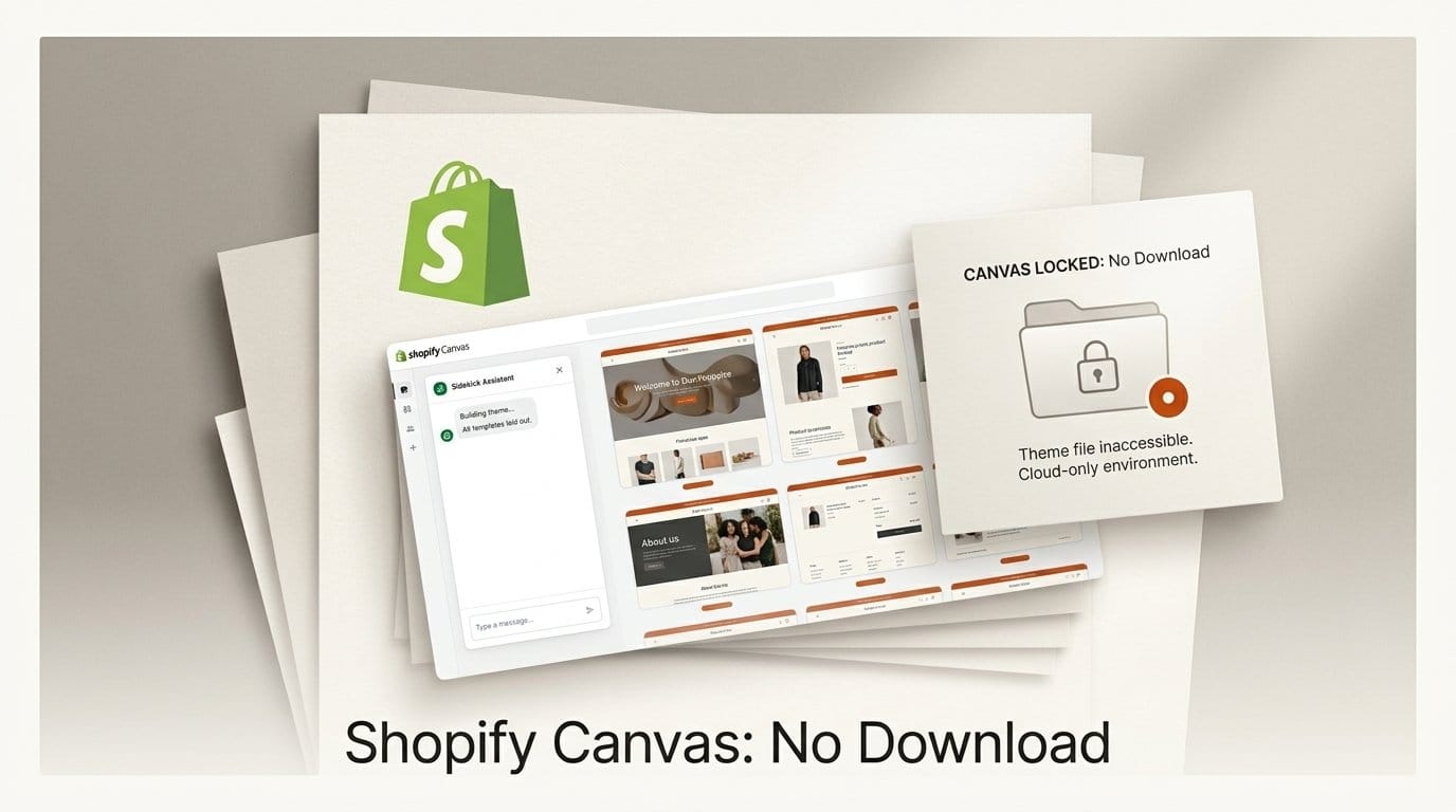 Shopify Canvas: 20-Minute Stores, No Theme Download
