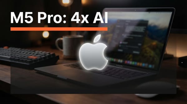 MacBook Pro M5 Delivers 4x AI Boost for Creators