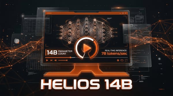Helios: Open-Source 14B Video Model Hits Real-Time Speed