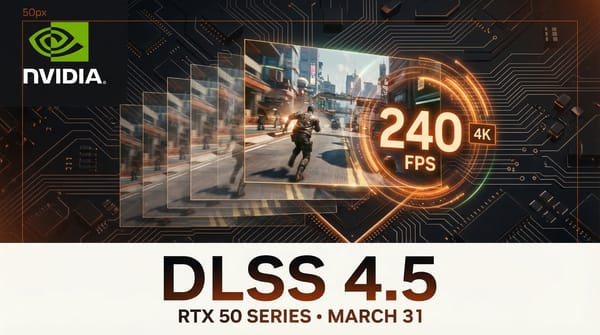 NVIDIA DLSS 4.5 Launches March 31 With Dynamic Frame Gen