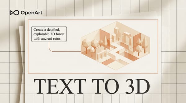 OpenArt Worlds Turns Text Into Navigable 3D Scenes