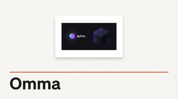 Spline Ships Omma AI Canvas for 3D Web Design