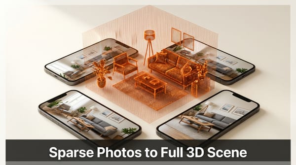 AnyRecon Turns Sparse Photos into Full 3D Scenes in 105 Seconds
