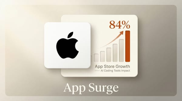 App Store Sees 84% Surge as AI Coding Tools Take Off