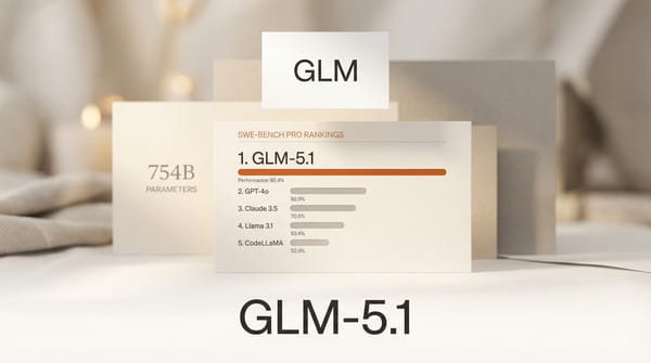 GLM-5.1 Ships Open-Weight 754B Model That Tops SWE-Bench Pro