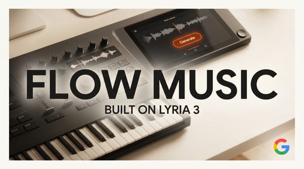 Google Flow Music Launches: AI Song Studio Built on Lyria 3