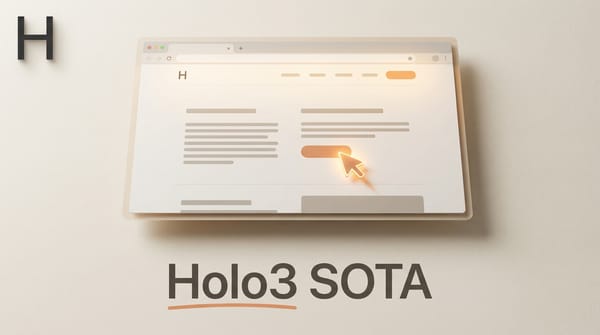 H Company Holo3 Sets New SOTA for GUI Agents