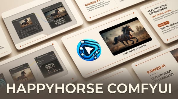 HappyHorse 1.0 in ComfyUI: Cinematic Video Workflows