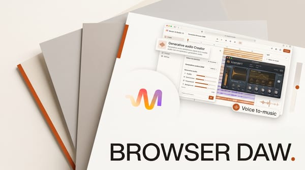 Mozart AI Studio 1.0: Browser DAW with VST Support