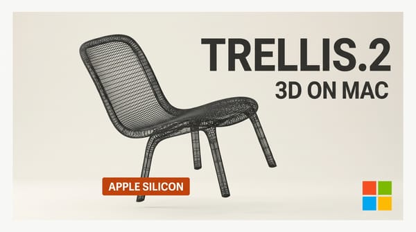 TRELLIS.2 Image-to-3D Now Runs on Apple Silicon Without Nvidia