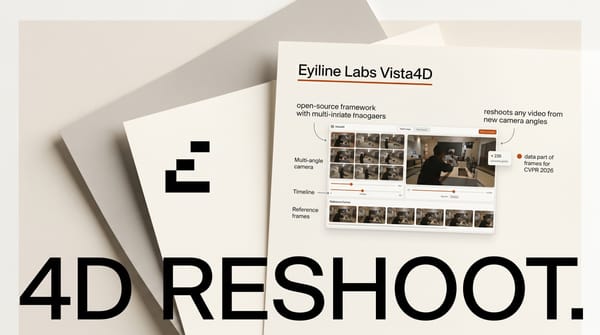 Vista4D: Eyeline Labs Reshoots Any Video in 4D