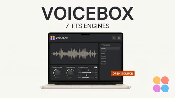 Voicebox: Free Open-Source Voice Studio with 7 TTS Engines