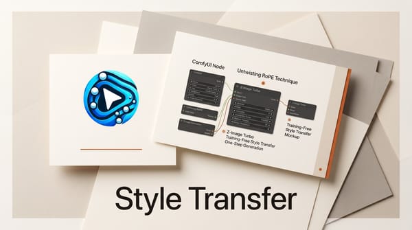 ComfyUI: Training-Free Style Transfer With Untwisting RoPE