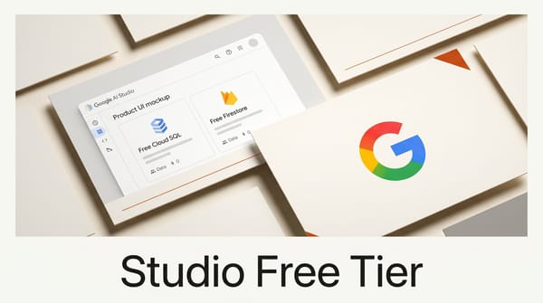 Google AI Studio Adds Free Cloud SQL and Firestore