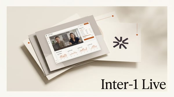 Inter-1 Streaming: Real-Time Behavioral AI for Live Video